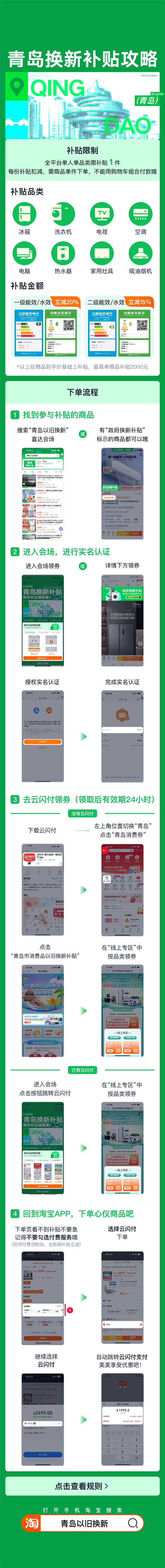 全国消费者可领!青岛家电以旧换新补贴上线京东淘宝:每人至高可省16000元