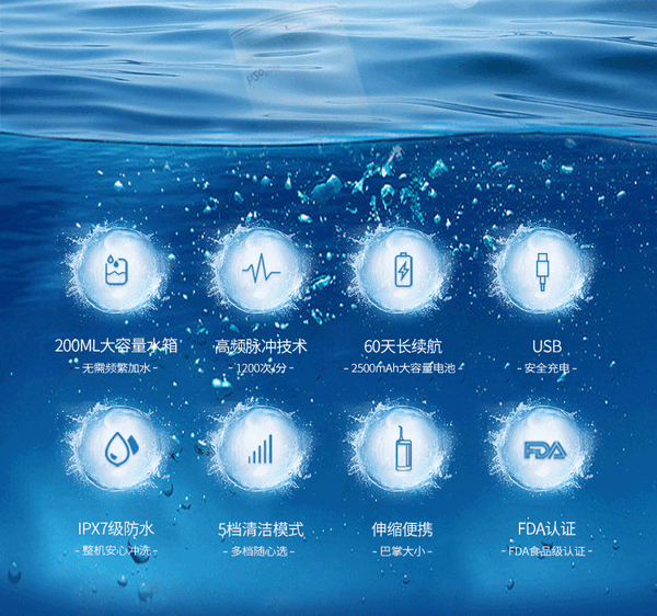 一次续航60天!惠齿h2智能水牙线大促:领210元券 89元到手