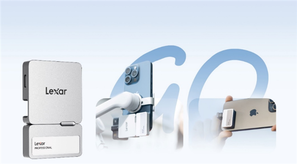 iPhone摄影黄金搭档!雷克沙Professional Go手机固态硬盘摄影套装预售