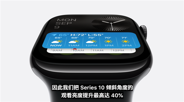 Apple Watch S10正式发布:史上最大、最轻、最快