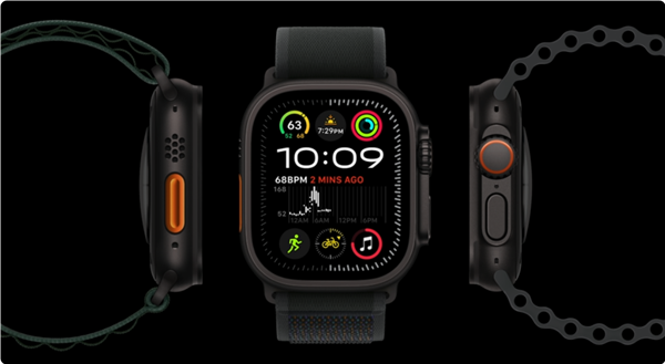 苹果表皇!Apple Watch Ultra 2黑色钛金属版发布:5683元