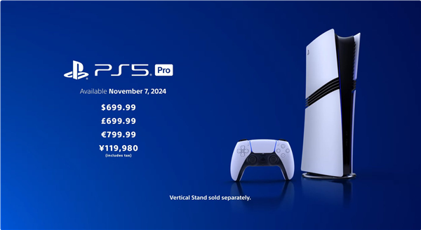索尼PS5 Pro港版售价5780港元:9月26日预订