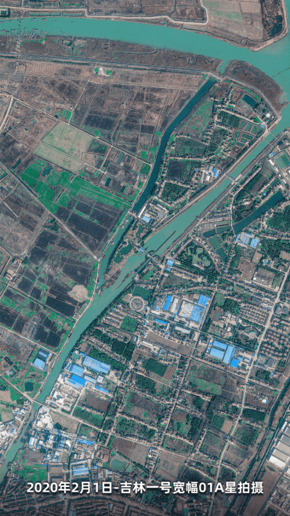 10.03千米世界第一跨度斜拉桥！卫星俯瞰常泰长江大桥6年变化