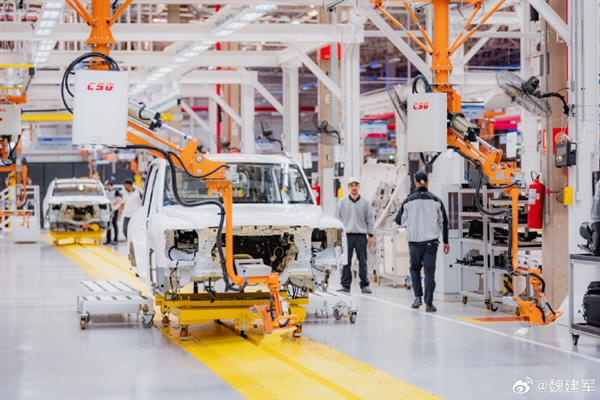 长城魏建军今天公开分享了“一个好消息” 网友:太有牌面了