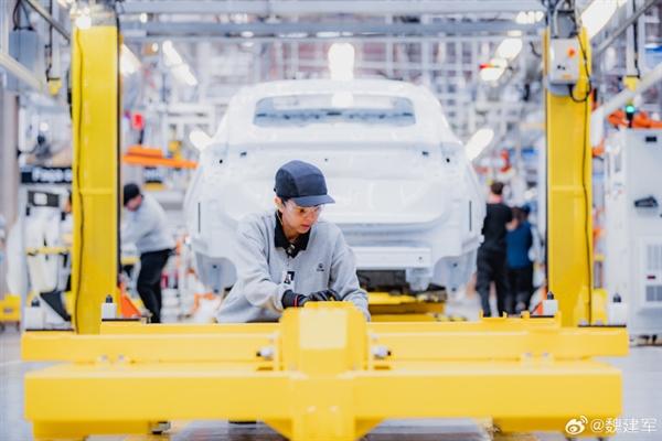 长城魏建军今天公开分享了“一个好消息” 网友:太有牌面了