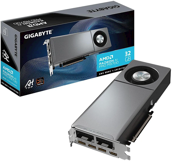 10999元！AMD最强专业显卡Radeon AI PRO R9700上市：第一次16针供电