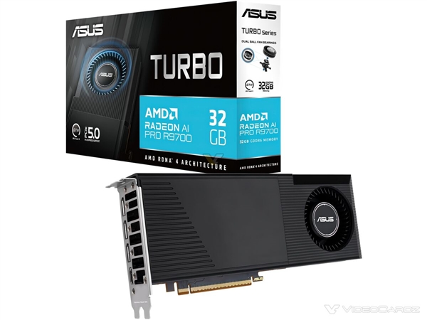 10999元！AMD最强专业显卡Radeon AI PRO R9700上市：第一次16针供电