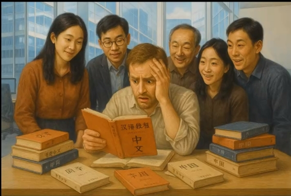 美国某AI巨头全面汉化!员工吐槽:外国员工想合群 必须先学Chinese