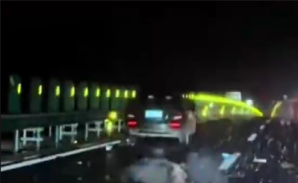 雪天路滑一轿车与黑熊相撞 交警回应：野生动物不受控制不会受罚