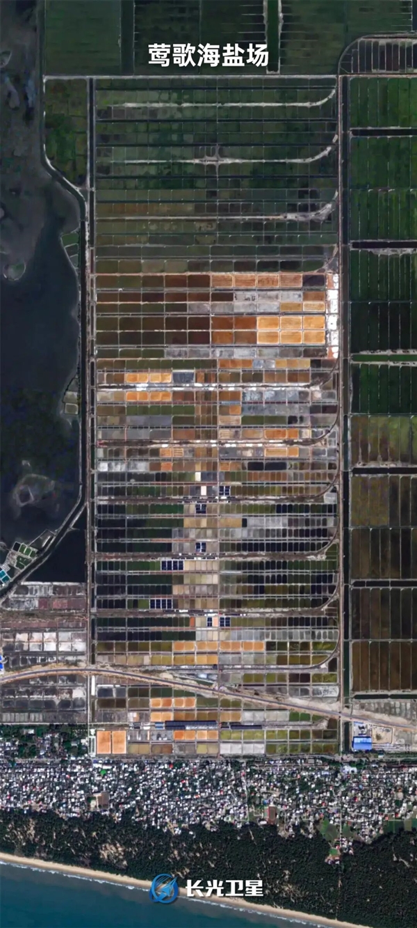 卫星瞰中国四大盐场：华夏大地的“白色宝藏”