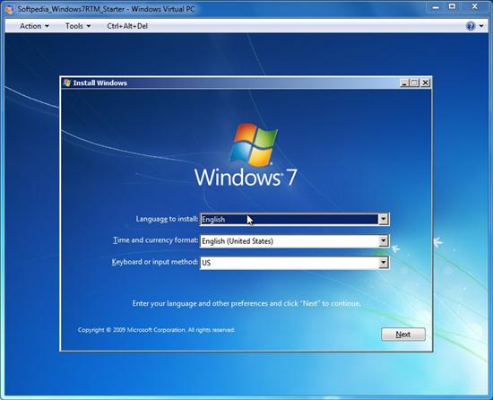 Windows 7 Starter完整安装及桌面截图