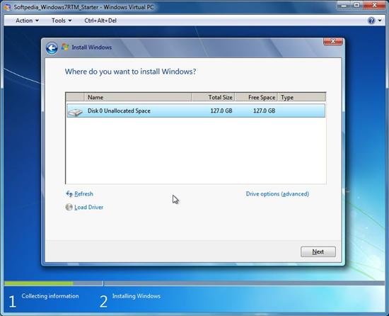 Windows 7 Starter完整安装及桌面截图