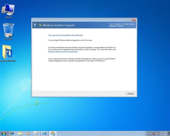 Windows 7 Starter完整安装及桌面截图