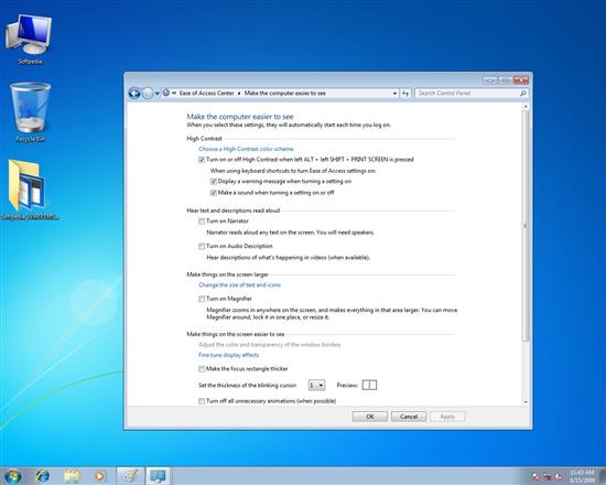 Windows 7 Starter完整安装及桌面截图