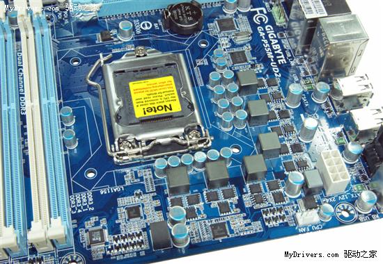 技嘉新款低端小板型P55：GA-P55M-UD2