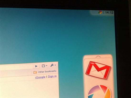 Google操作系统Chrome OS又有谍照曝光