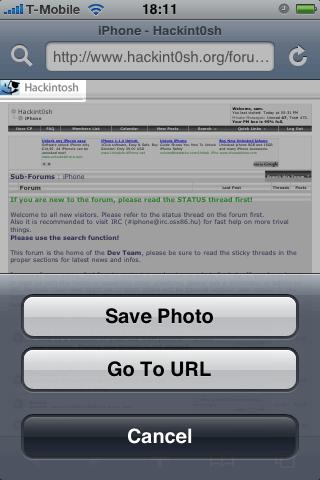 iPhone版safari浏览器上网的一些操作技巧