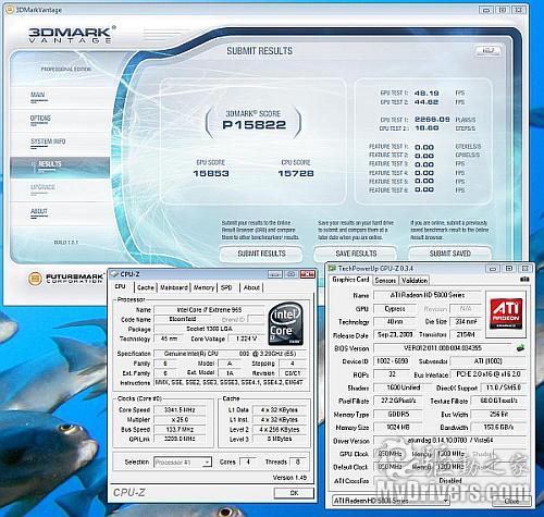 Radeon HD 5870 3DMark Vantage、8xAA性能披露