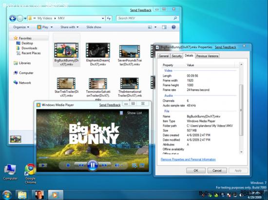 DivX Tech Preview：Windows 7可原生支持.mkv视频