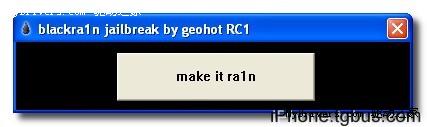 iPhone/iPod touch越狱软件黑雨blackra1n RC1使用教程
