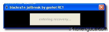 iPhone/iPod touch越狱软件黑雨blackra1n RC1使用教程