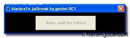 iPhone/iPod touch越狱软件黑雨blackra1n RC1使用教程
