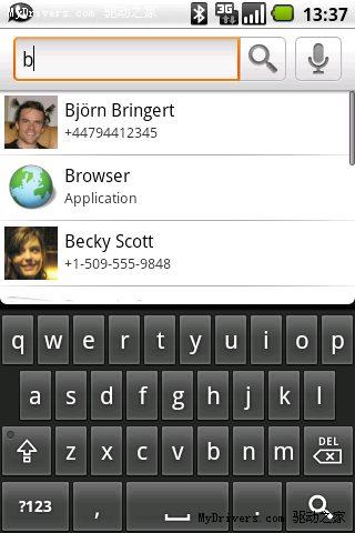 移动Google搜索升级 Android添快速搜索框