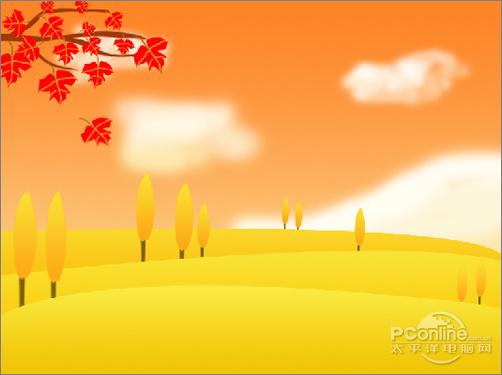 Photoshop打造秋分主题插画