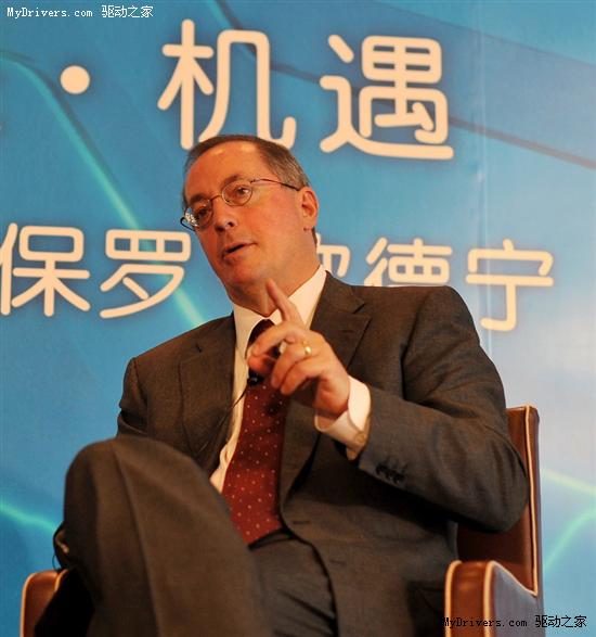 英特尔CEO保罗&middot;欧德宁：中国市场将越来越重要
