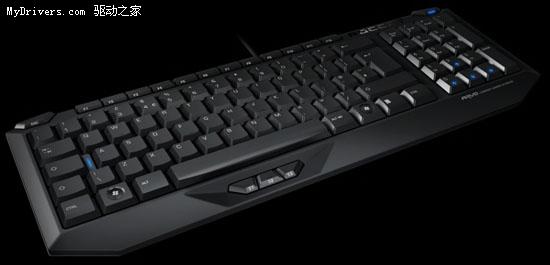 方向/数字键共用 Roccat新发游戏键盘Arvo