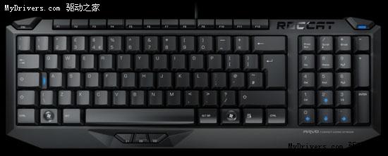 方向/数字键共用 Roccat新发游戏键盘Arvo