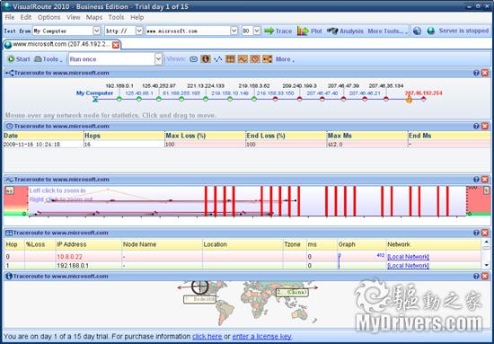 下载：网络路由专家VisualRoute2010 14.0a