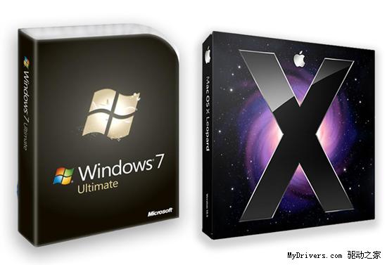 Windows 7使用率超过Mac OS X