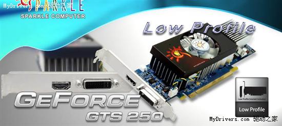 旌宇发布全球首款刀版GeForce GTS 250