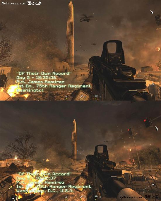 5760&times;1200超宽屏下的《现代战争2》