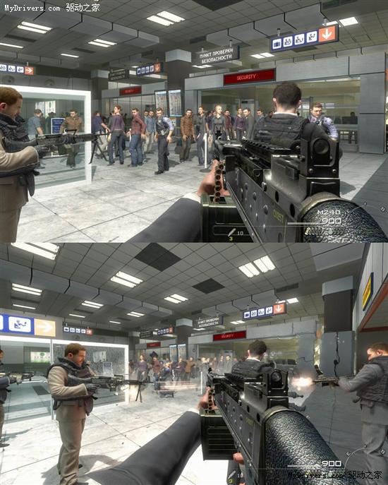 5760×1200超宽屏下的《现代战争2》