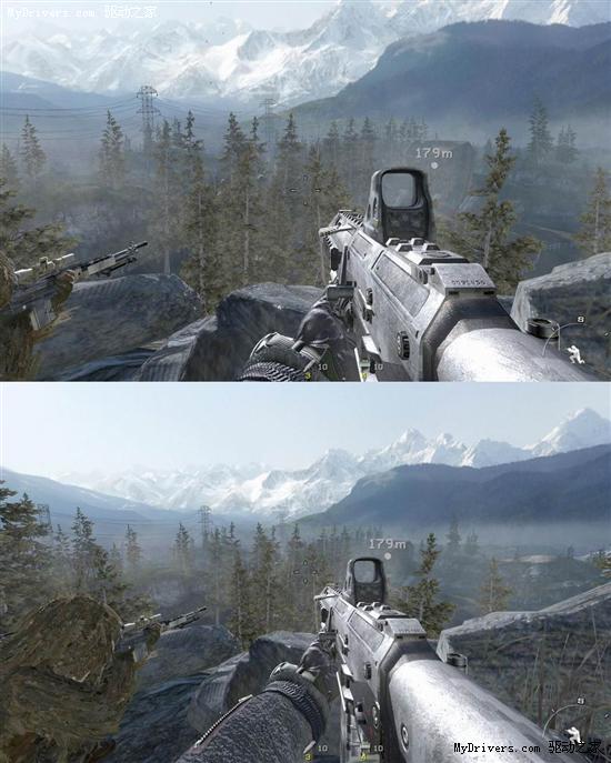 5760×1200超宽屏下的《现代战争2》