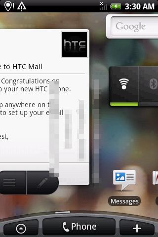 HTC Hero或可升级Android 2.1系统