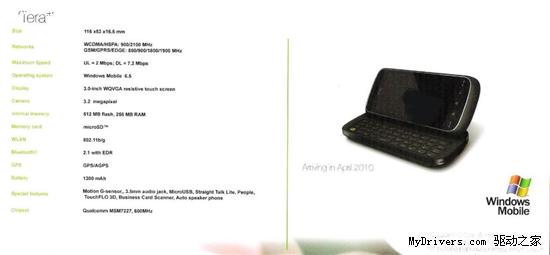 HTC 2010上半年规划：四大类别、八款型号