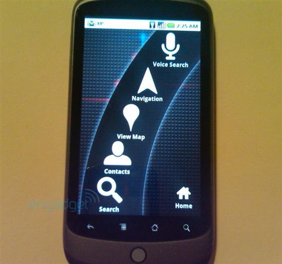 Google手机Nexus One清晰图赏 使用Android 2.1系统