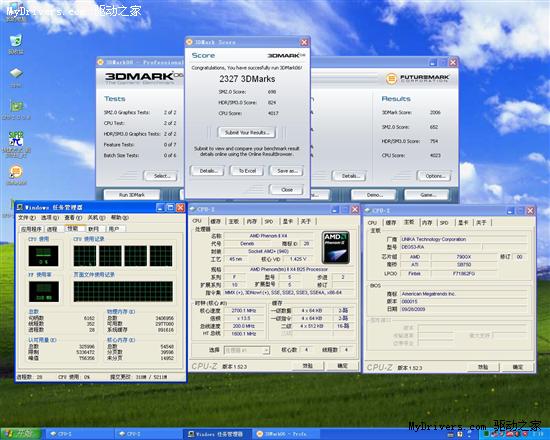 X3 425轻松破四核！AM3性价比王开核简测！