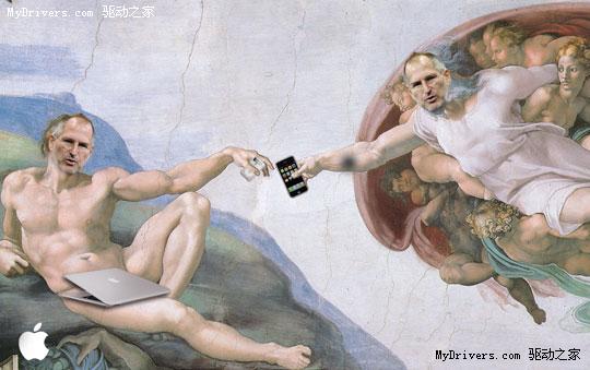 苹果CEO乔布斯遭MAC用户PS恶搞