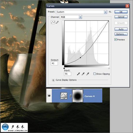 Photoshop合成仓鼠海盗漂洋过海的场景