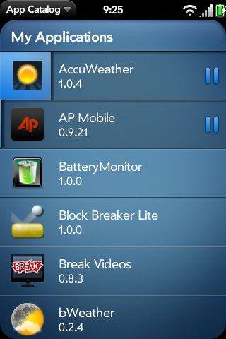 Palm Pre新版WebOS 1.3.5发布