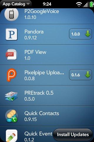 Palm Pre新版WebOS 1.3.5发布