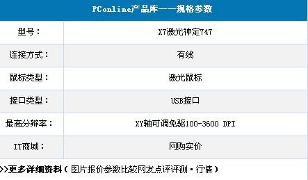 提高CS爆头率！双飞燕神定747游戏鼠