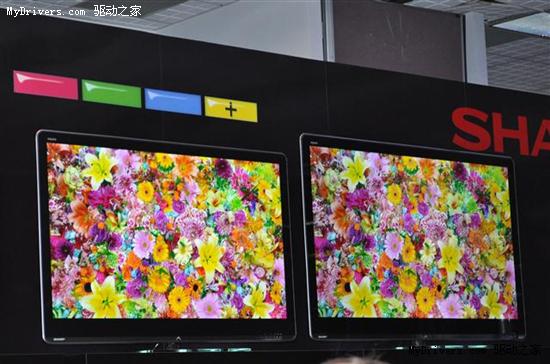 创新RGBY四原色 夏普宣布新一代AQUOS电视