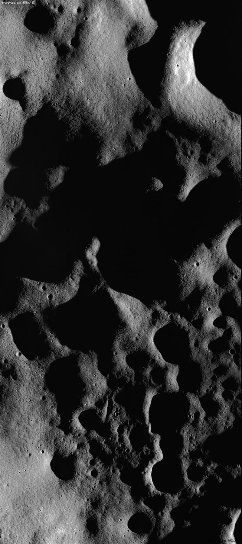宁静的世界:nasa lro月球超清晰照片赏析