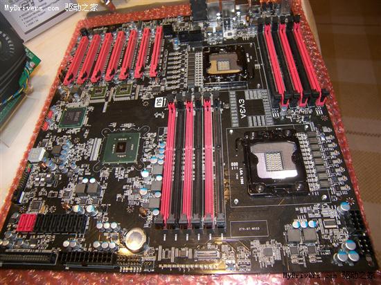 多图：EVGA双路LGA1366 X58主板细节分析