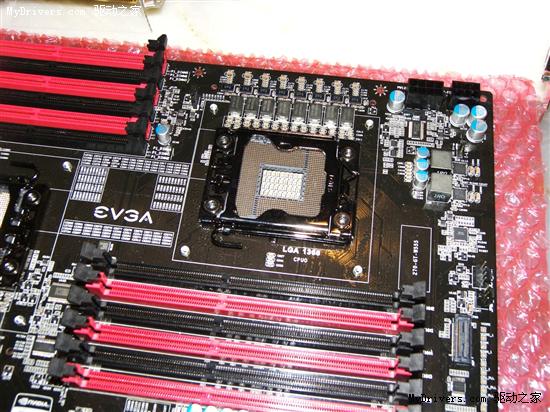 多图：EVGA双路LGA1366 X58主板细节分析